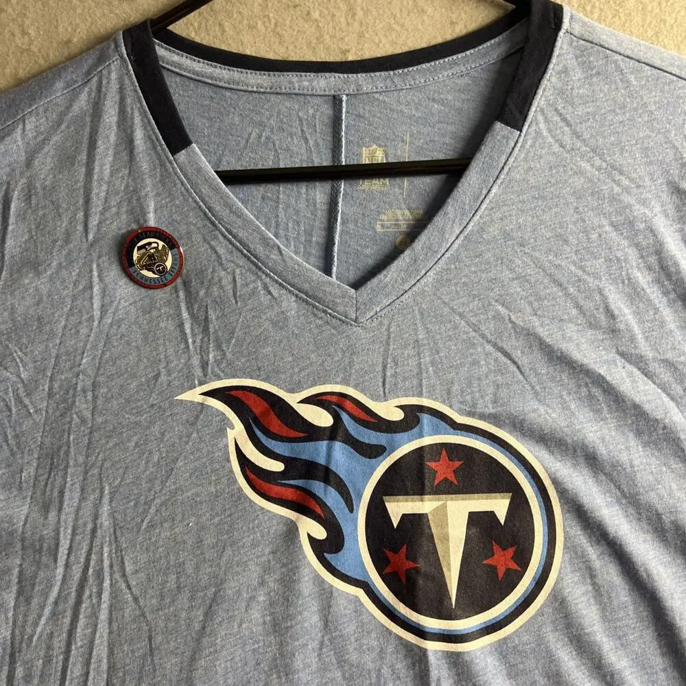 Tennessee Titans Jersey‎ Womens Medium Blue NFL Football Team Clothing Pin